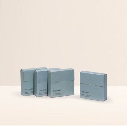 Travel Bundle consisting of soft, single-use travel towels by bamteek in eco-friendly packaging.